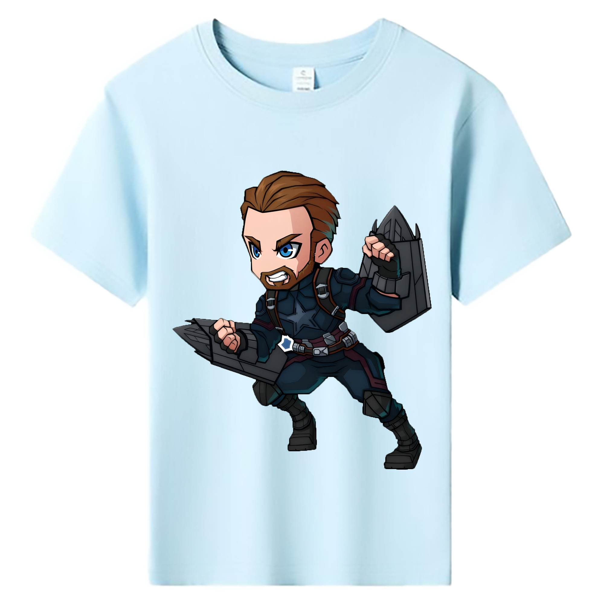 （画像用） アベンジャーズ The Avengers 綿100％キッズTシャツ（フロントプリント）